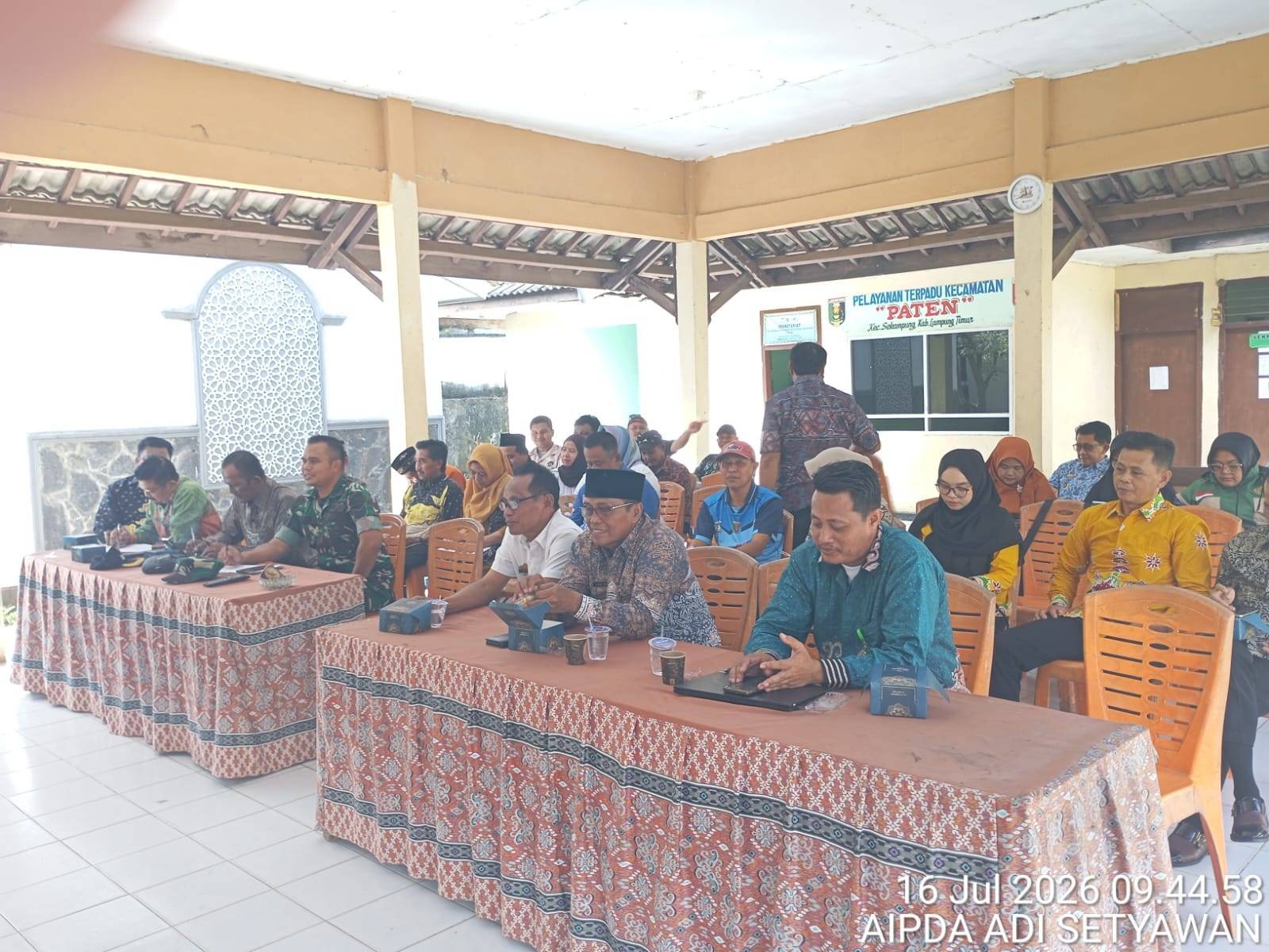 Penyuluh Agama Islam KUA Sekampung Hadiri Musyawarah Pembentukan Panitia HUT ke-81 Kemerdekaan RI Tingkat Kecamatan Sekampung