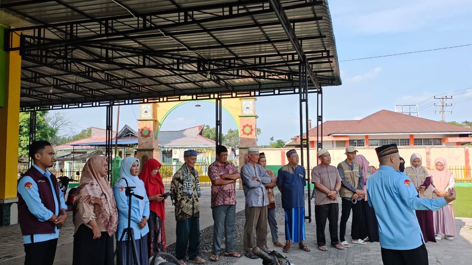 KUA Bosar Maligas Berpartisipasi Aktif dalam Gerakan Nasional Rashdul Qiblat 1.448 H Indonesia Berkiblat