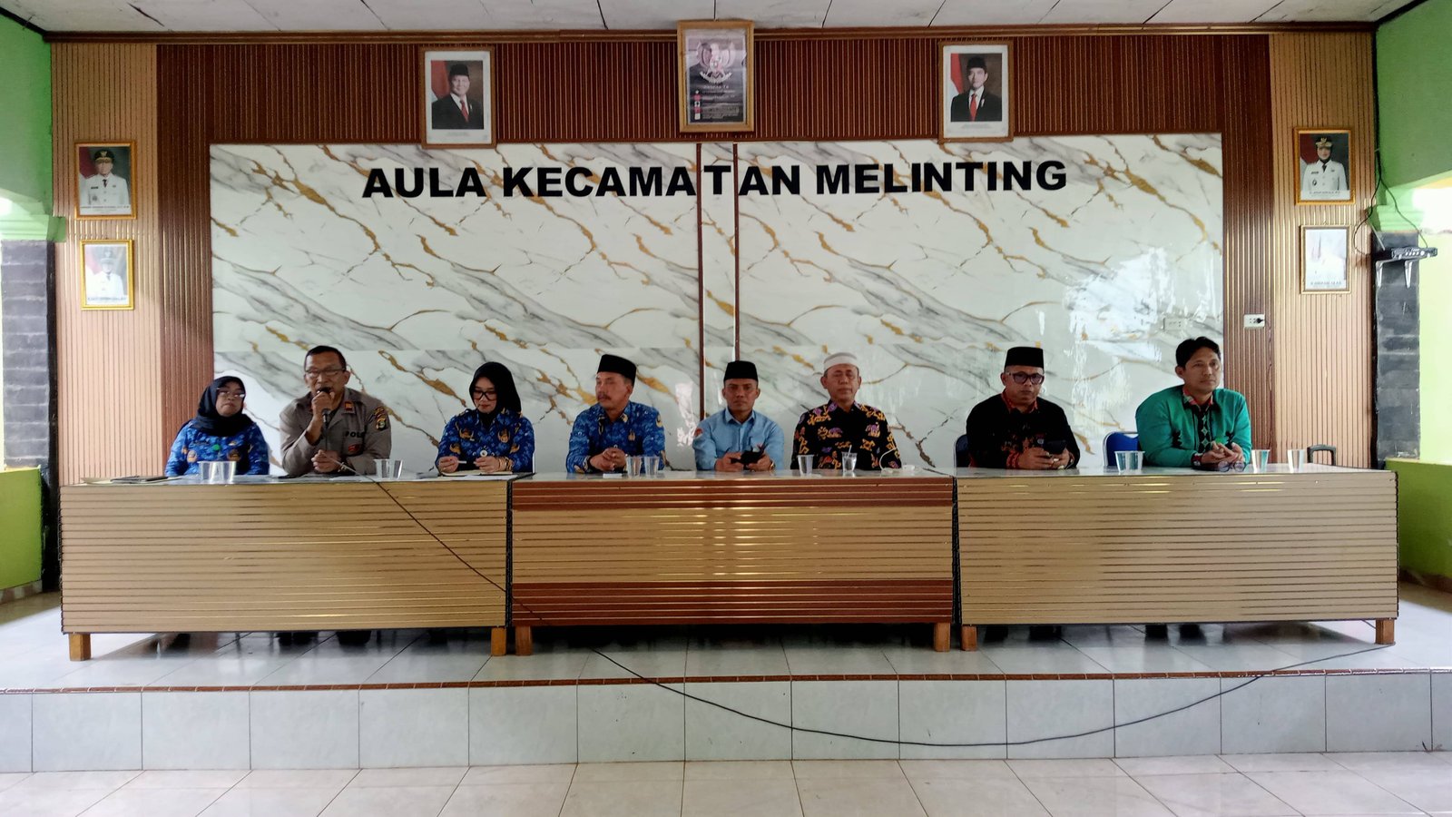 Kepala KUA Melinting Hadiri Rapat Persiapan HUT RI Ke-81