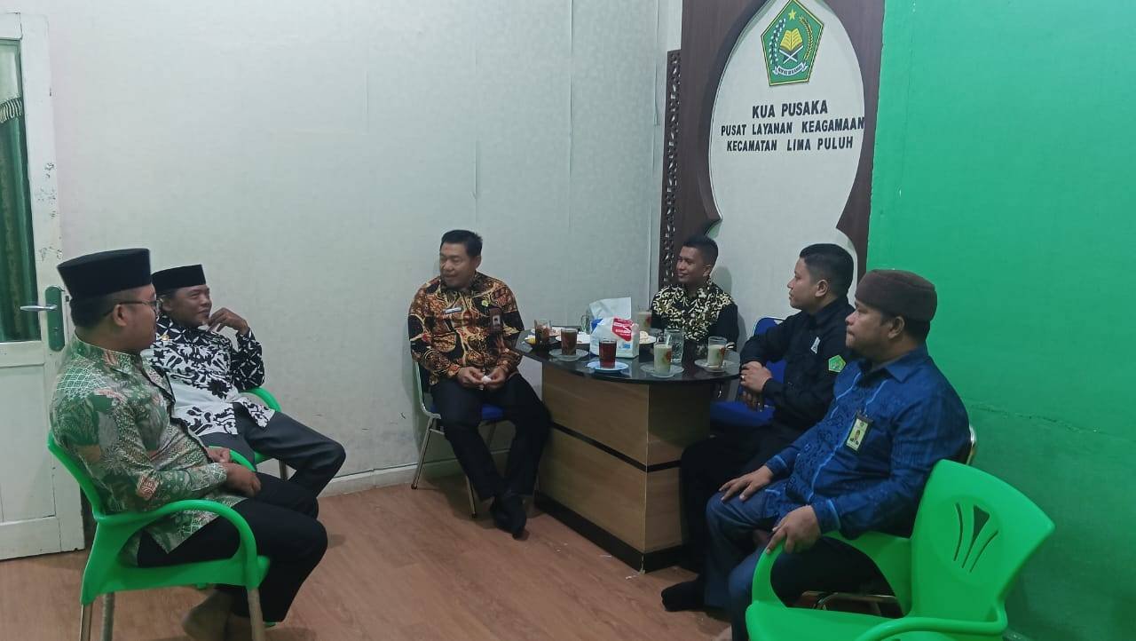 Pasca Rashdul Kiblat Pertama, Kakan Kemenag Batu Bara Koordinasi ke KUA Lima Puluh
