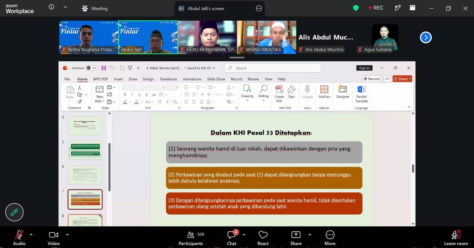 KUA Tuhemberua Perdalam Fiqih Munakahat dan Regulasi Nikah Wanita Hamil