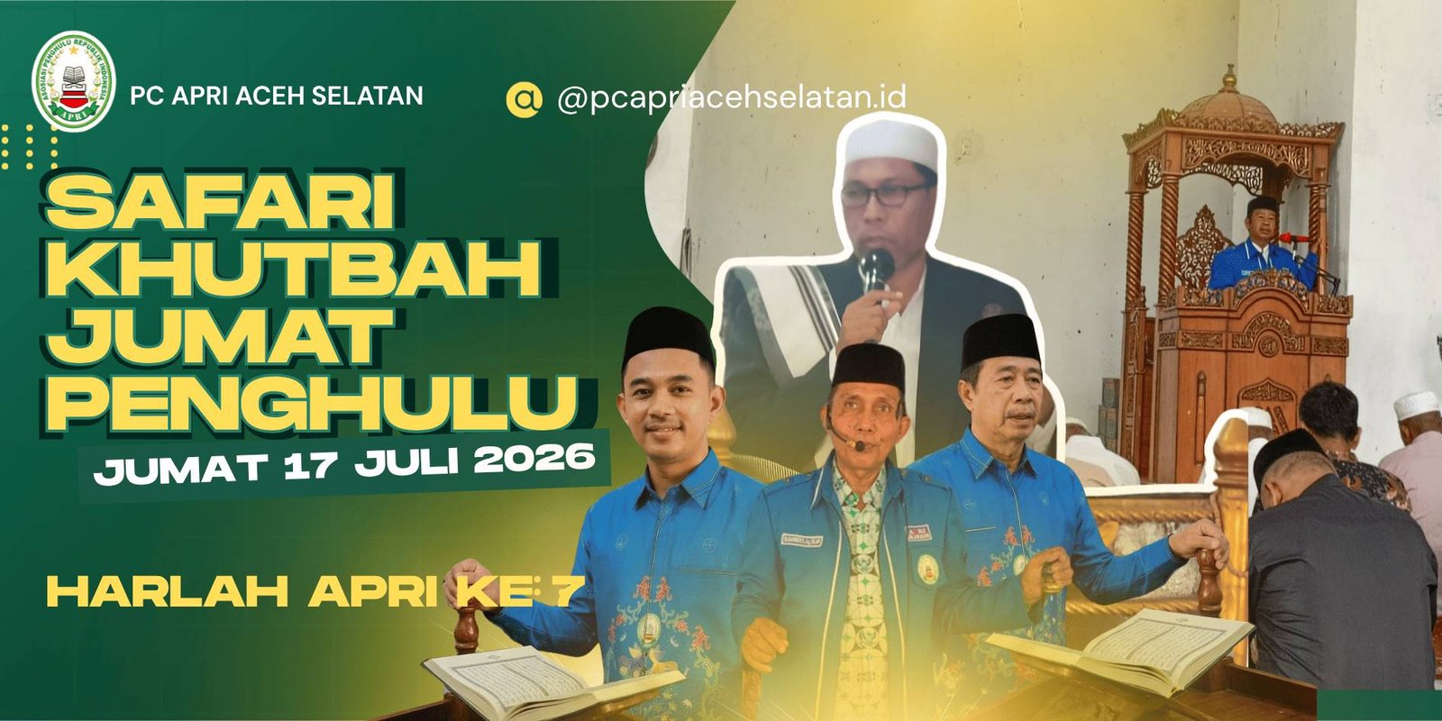 Safari Jumat Warnai Peringatan Harlah APRI Ke-7 di Aceh Selatan