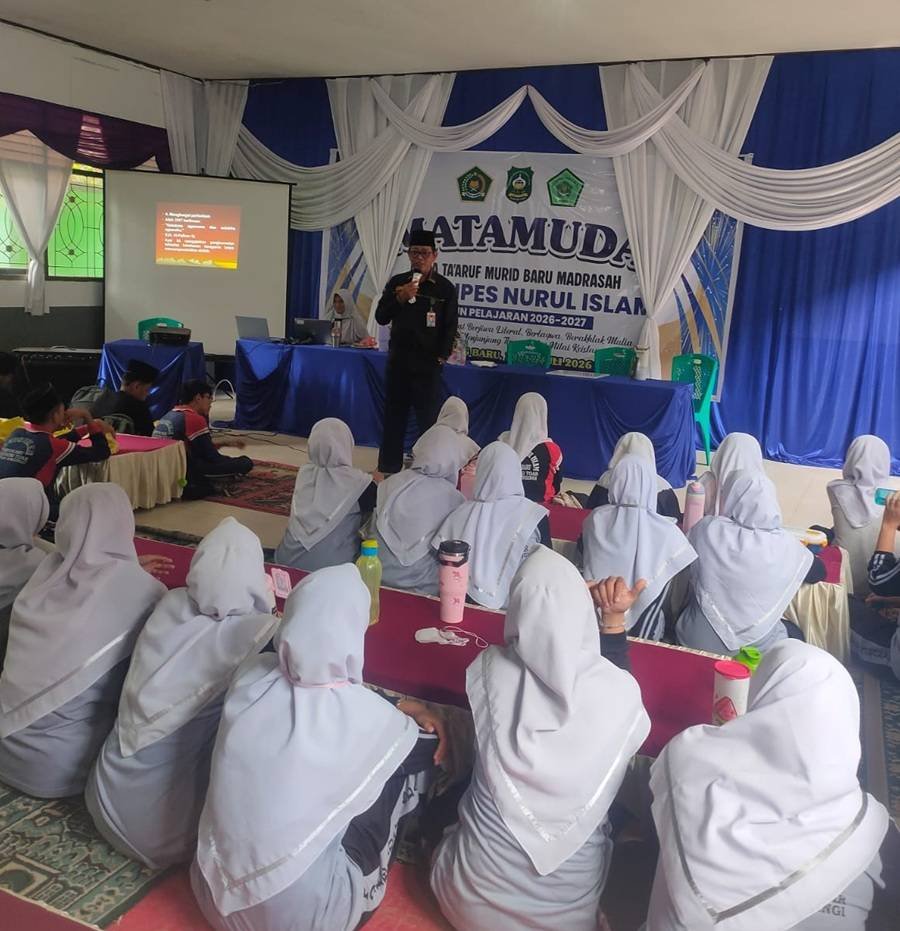 Kepala KUA Kecamatan Gunung Toar jadi Narasumber Moderasi Beragama pada MPLS MA Ponpes Nurul Islam