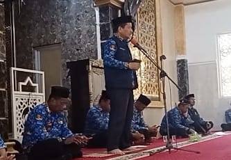 Kepala KUA Maros Baru Beri Sambutan pada Pelatihan Penyelenggaraan Jenazah