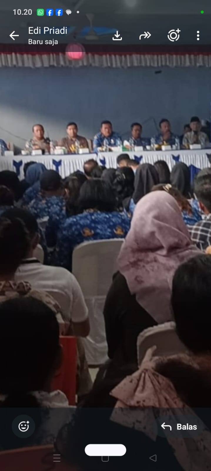 Kepala KUA Pancur Batu Instruksikan Optimalisasi Pelayanan Usai Rakor Kecamatan