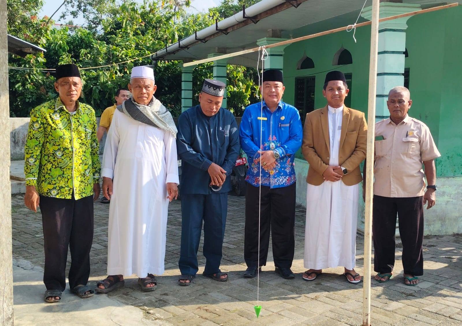 Sinergi KUA Dengan Badan Takmir Masjid dan Ormas Islam sukses Laksanakan Rashdul kiblat