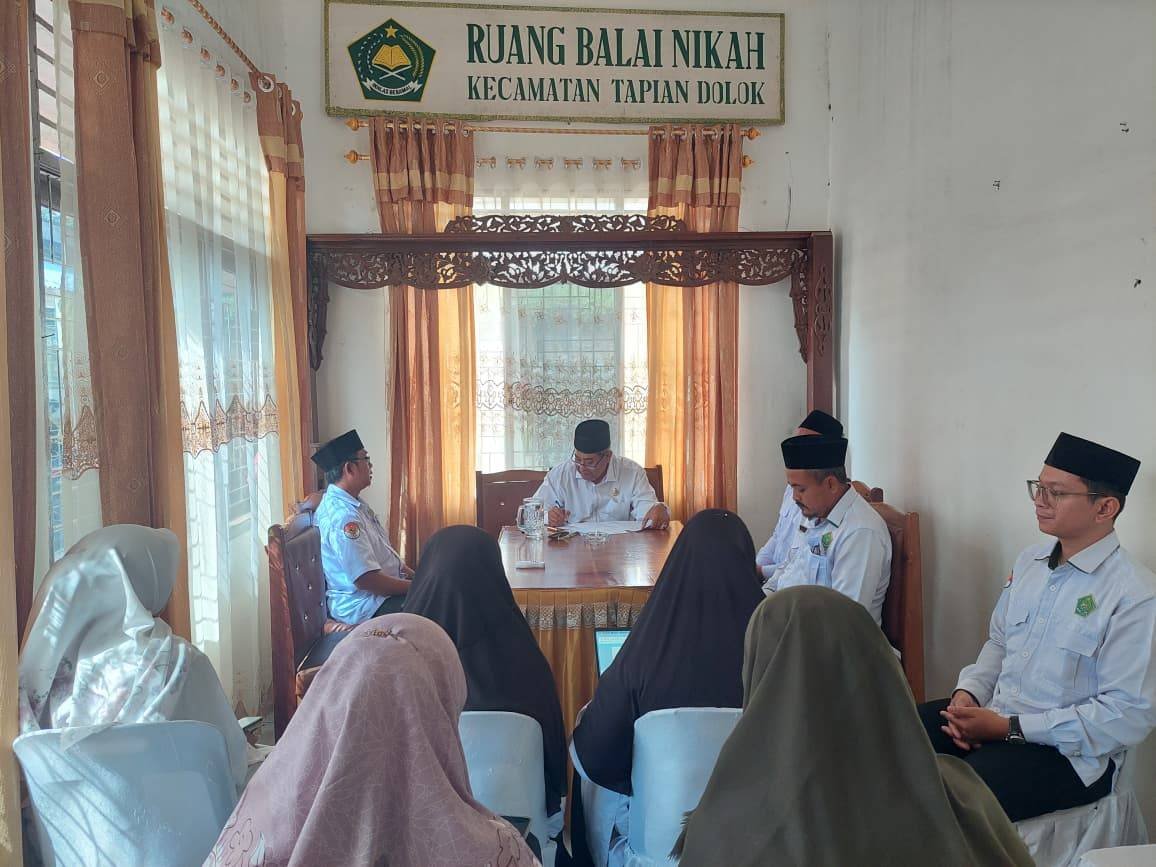 KUA Tapian Dolok Gelar Rapat Pembentukan Tim Pencegahan Konflik Sosial Berdimensi Keagamaan