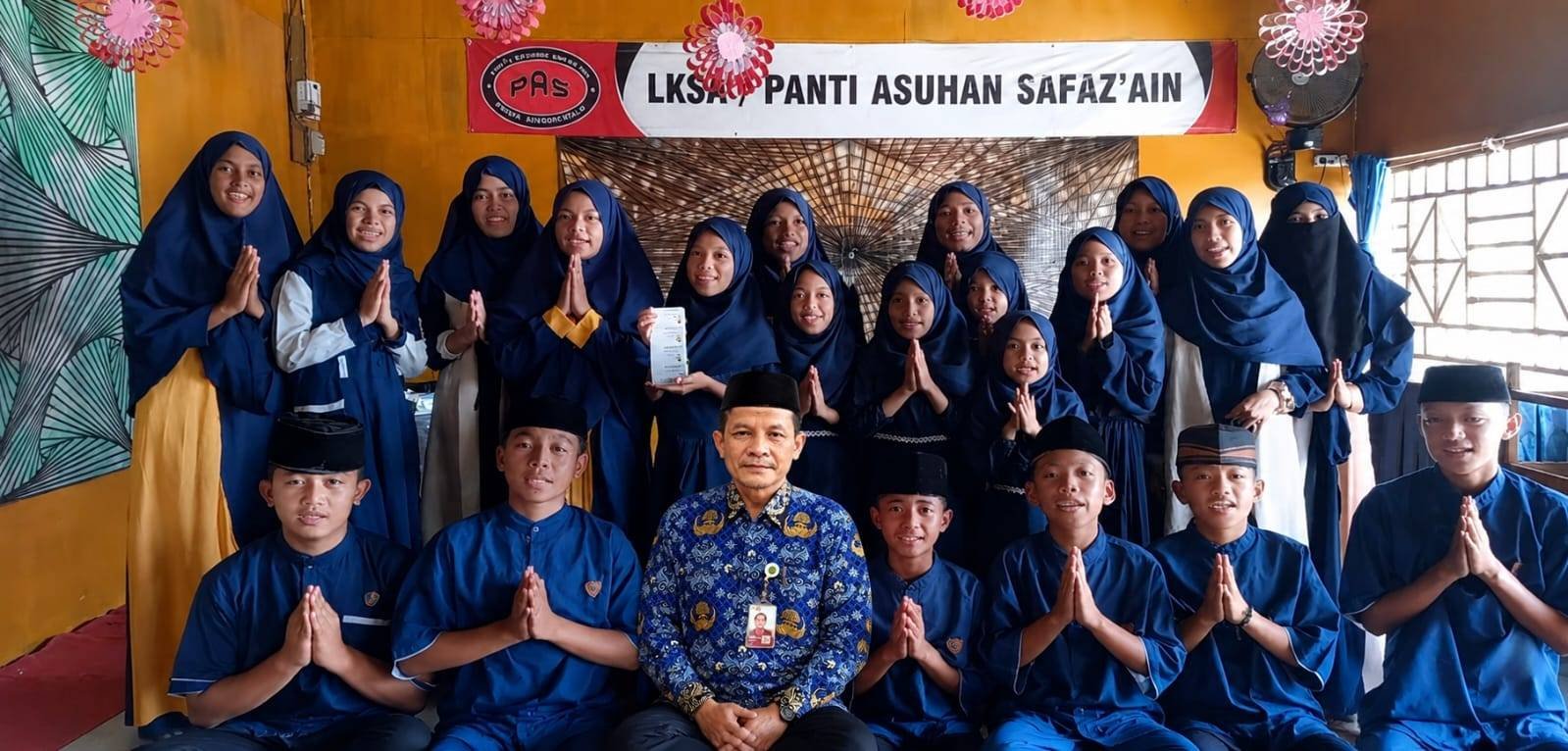 Menabur Senyum di Hari Anak Nasional: Kepala KUA Kota Tengah Sambangi Panti Asuhan Safaz 'Ain & Nurul Qolbi