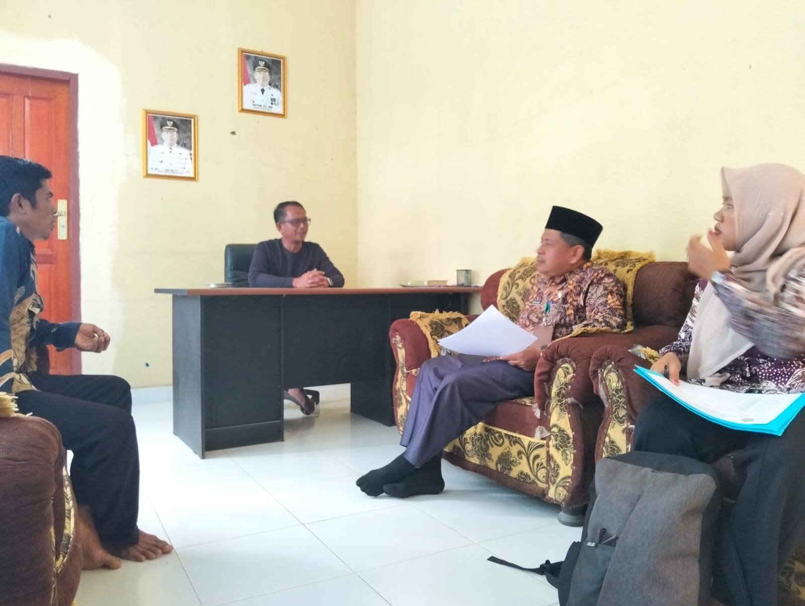 KUA Rokan IV Koto Perkuat Koordinasi dan Pendataan Tanah Wakaf di Desa Cipang Kanan