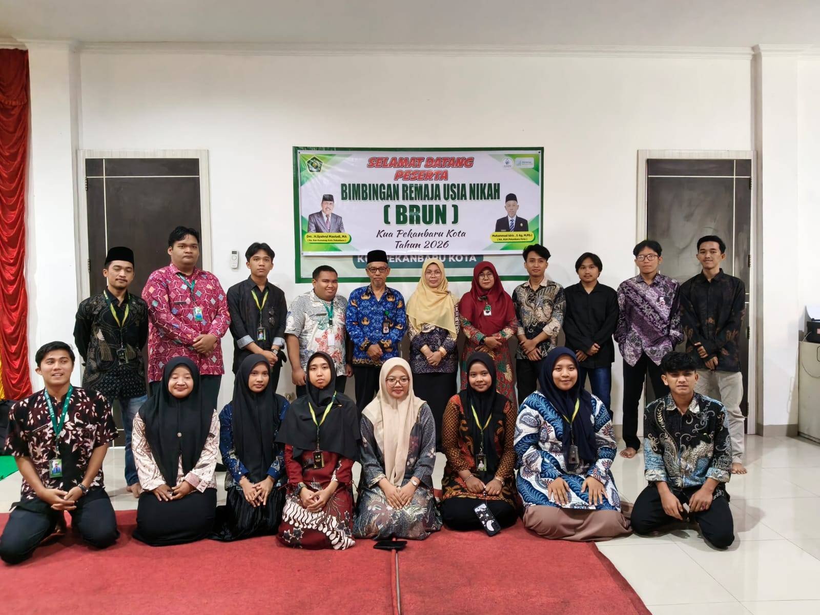 Ka. Puskesmas Menjadi Narasumber Kegiatan BRUN yang ditaja KUA Pekanbaru Kota