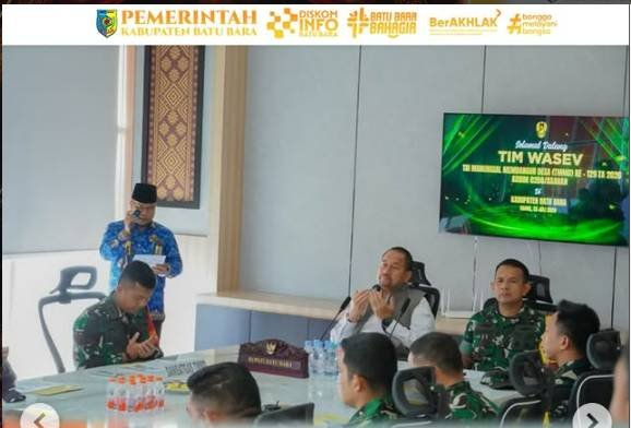 Sekretaris APRI Batu Bara Pimpin Doa Kunjungan Wasev TMMD di Batu Bara