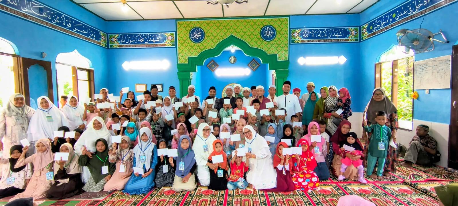 KUA Tigabinanga Bersama Wadah Santunan Yatim dan Duafa Gelar Santunan, Perkuat Kepedulian Sosial Umat