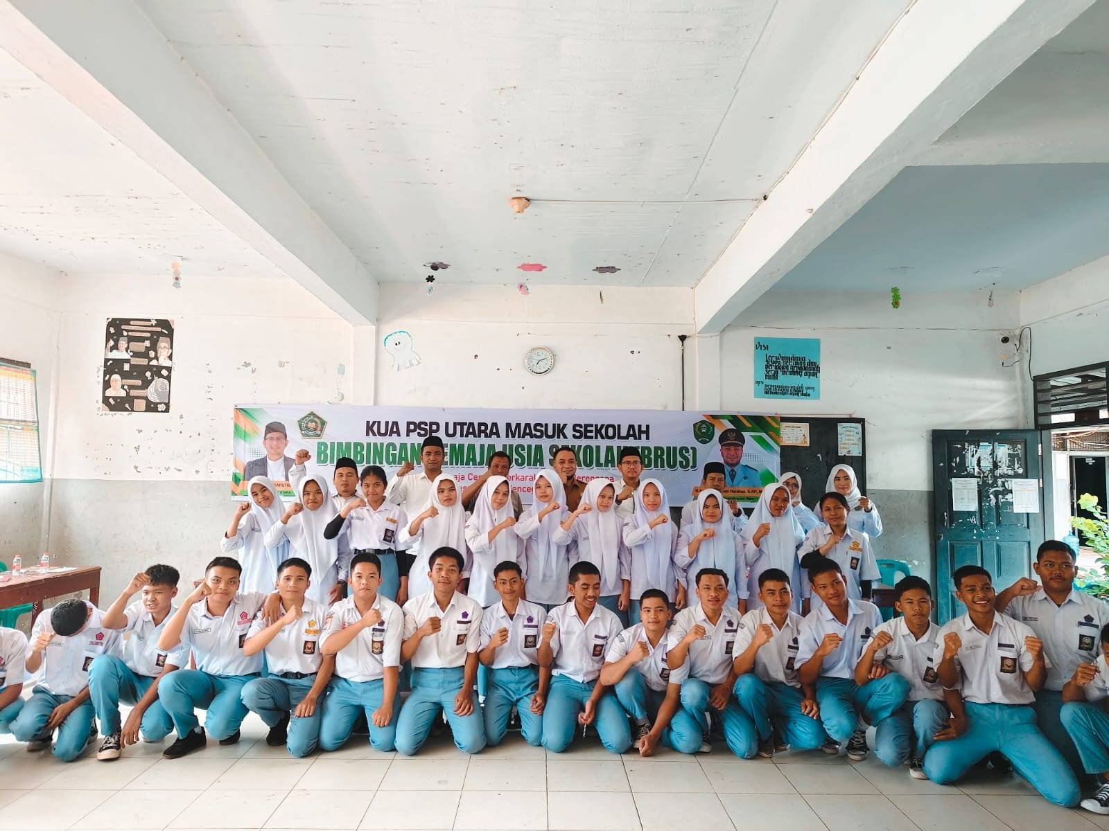 KUA Padangsidimpuan Utara Gelar BRUS di SMK Teruna, Dibuka Langsung oleh Camat Padangsidimpuan Utara