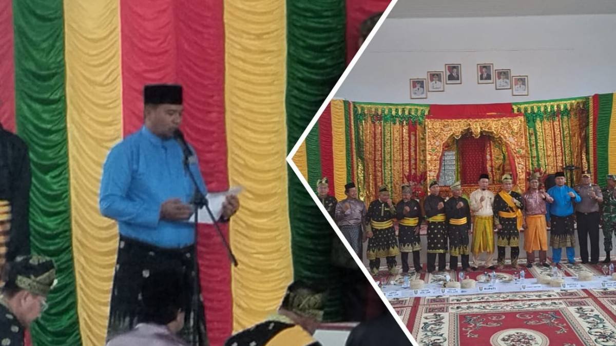 Kepala KUA Dayun Hadiri dan Pimpin Doa pada Prosesi Penabalan Gelar Adat "Datuk Wira Setia Wangsa"