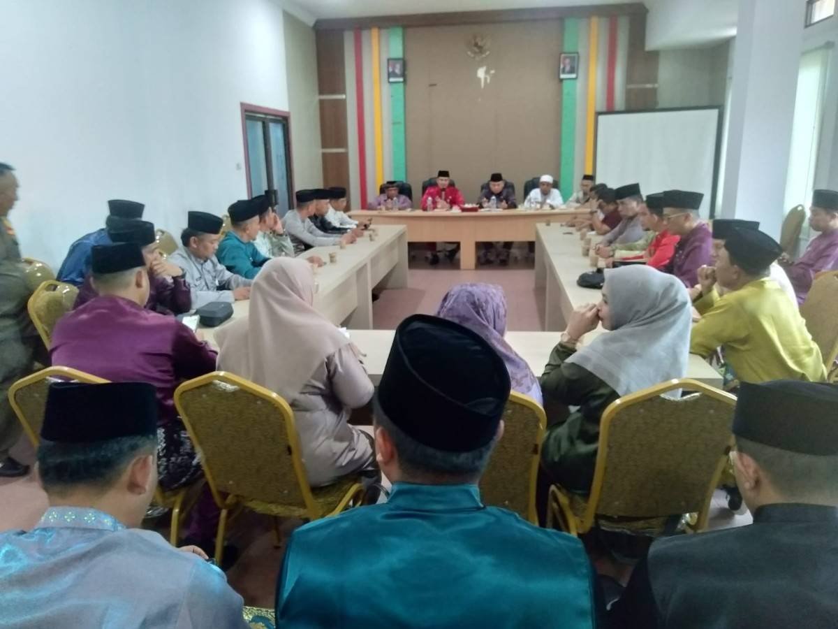 Bahas Persiapan MTQ Desa dan Kecamatan, Kepala KUA Bengkalis Hadiri Rakor Lintas Sektoral