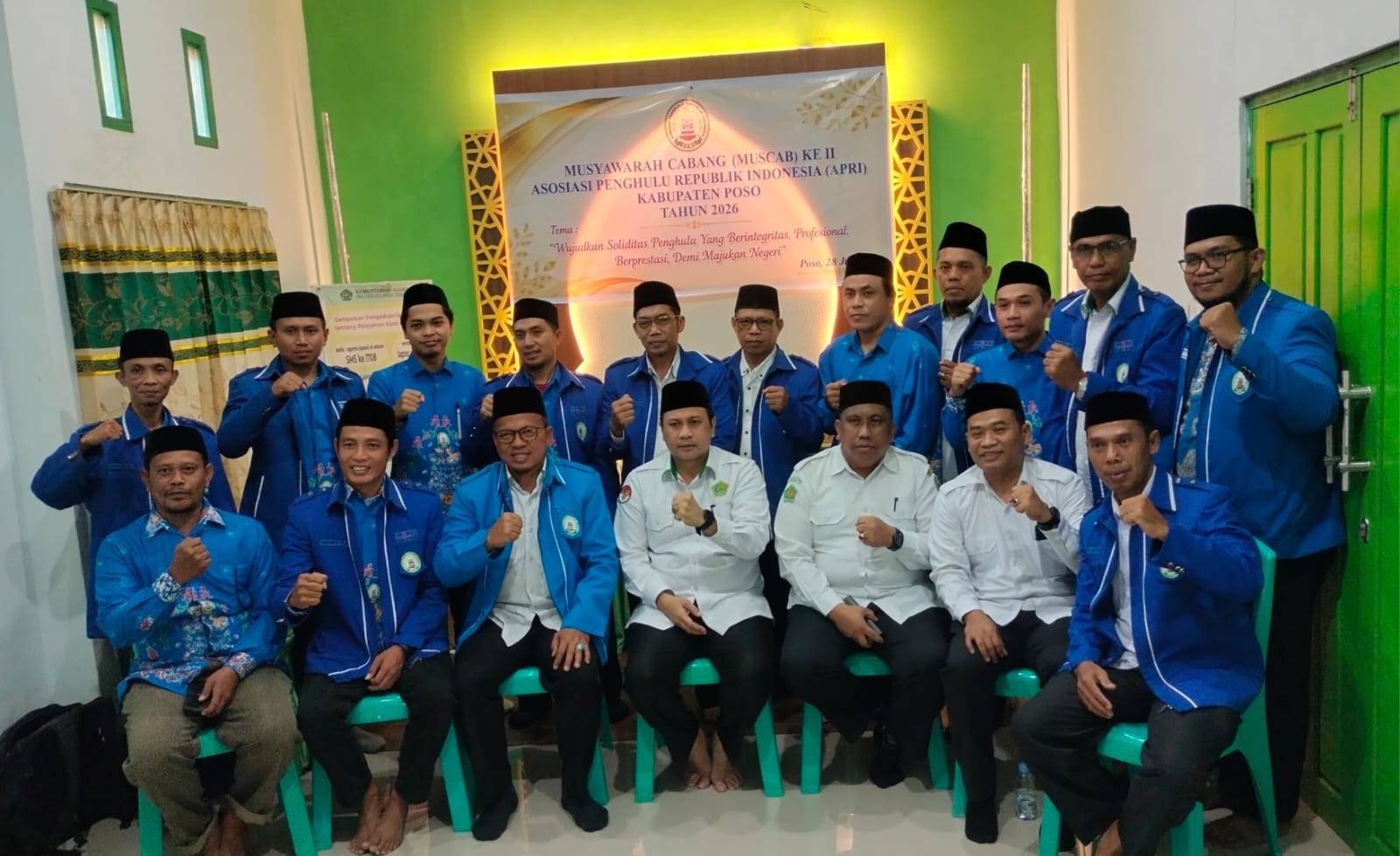 APRI (Asosiasi Penghulu Republik Indonesia) Poso Gelar Muscab II, dan di buka Secara resmi Kepala Kankemenag Kab. Poso Tahun 2026