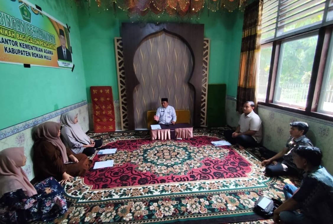 Bimbingan Perkawinan KUA Ujungbatu Bekali Calon Pengantin Menuju Keluarga Sakinah