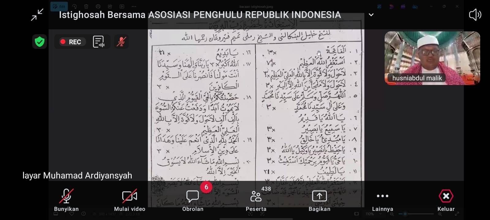 Melangitkan Doa untuk Negeri, KUA Tuhemberua Ikuti Istighosah Bersama APRI