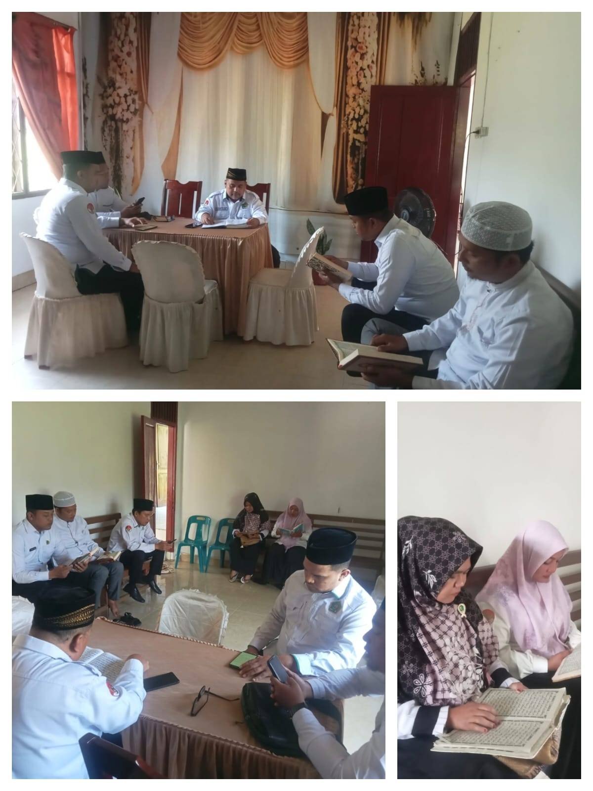 Kantor Urusan Agama Berandan Barat Rutin Gelar Tadarus Al-Qur'an dan Shalat Dhuha Setiap Senin