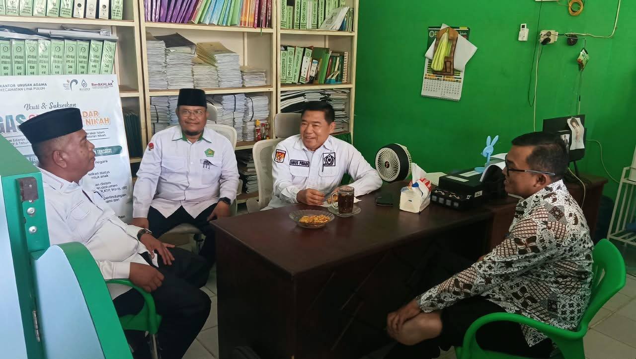 Kakan Kemenag Batu Bara Beri Bimbingan GAS di KUA Lima Puluh