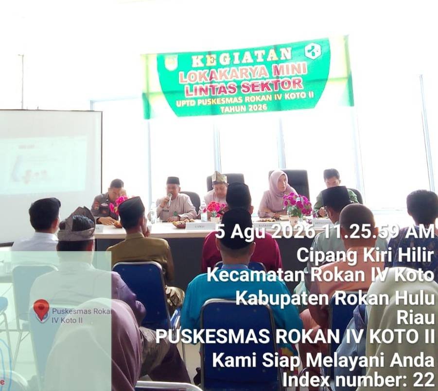 KUA Rokan IV Koto Sosialisasikan Program Unggulan Kemenag pada Lokakarya Puskesmas