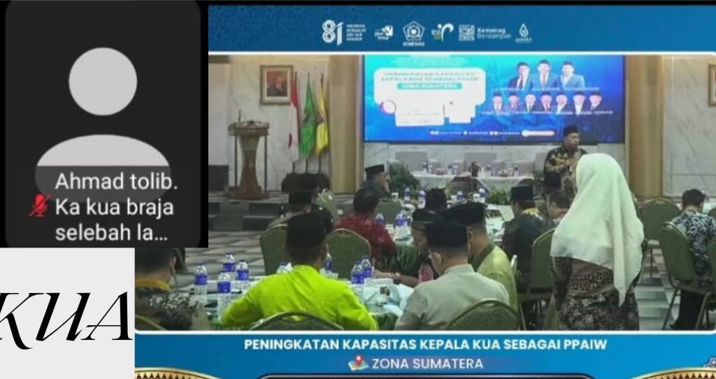 Kepala KUA Braja Selebah Ikuti Pembinaan PPAIW Zona Sumatera Secara Daring