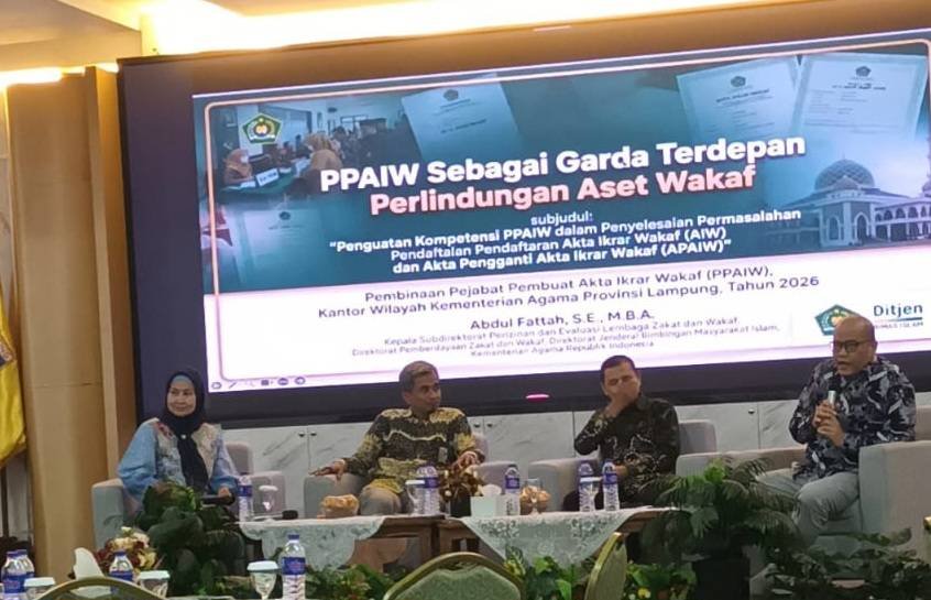 Kemenag Lampung Selatan Ikuti Peningkatan Kapasitas Kepala KUA sebagai PPAIW Zona Sumatera