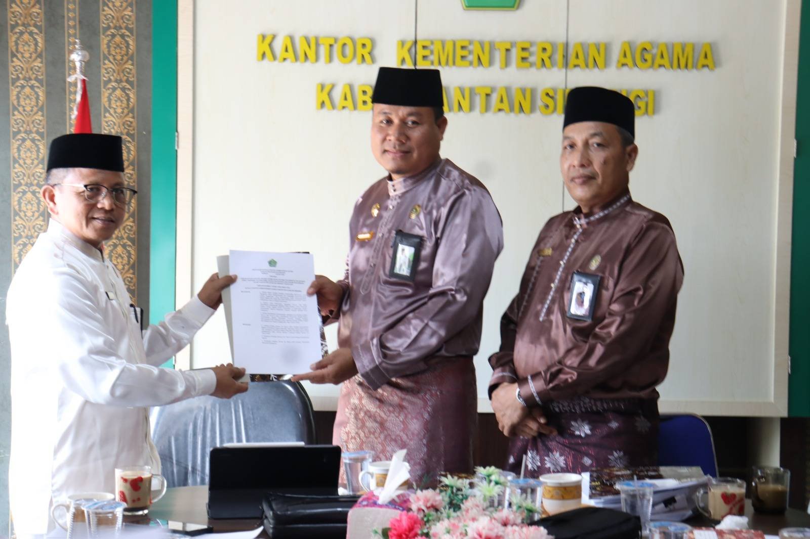 KUA Pangean Masuk Daftar KUA Pelaksana Early Warning System (EWS) Cegah Paham Keagamaan Islam