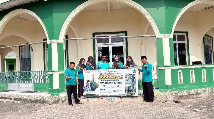 KUA Waway Karya Gelar GEBER MAS di Masjid Al Munawar Desa Sumberejo