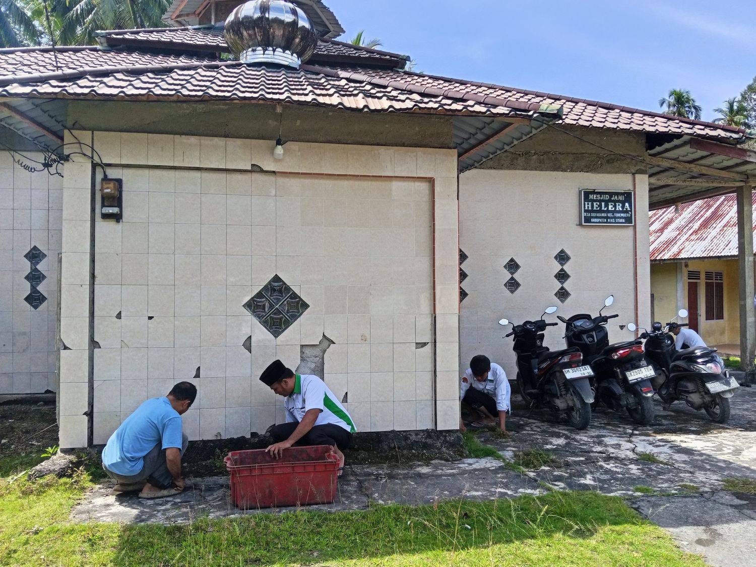 GEBER MAS di Helera, KUA Tuhemberua Dorong Wujudkan Masjid Bersih dan Nyaman