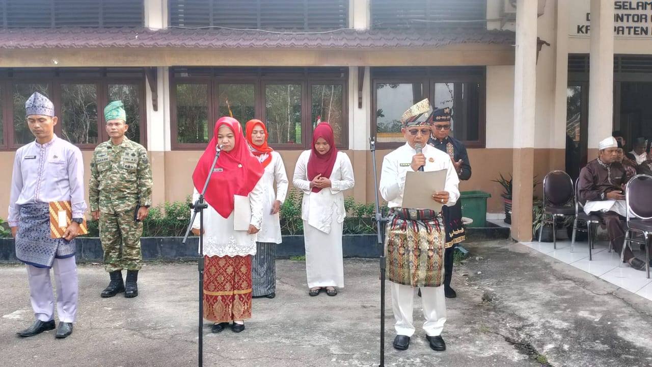 Penuh Harapan dan Makna, Kepala KUA Pangean Pimpin Do'a Hari Jadi Riau Ke - 69