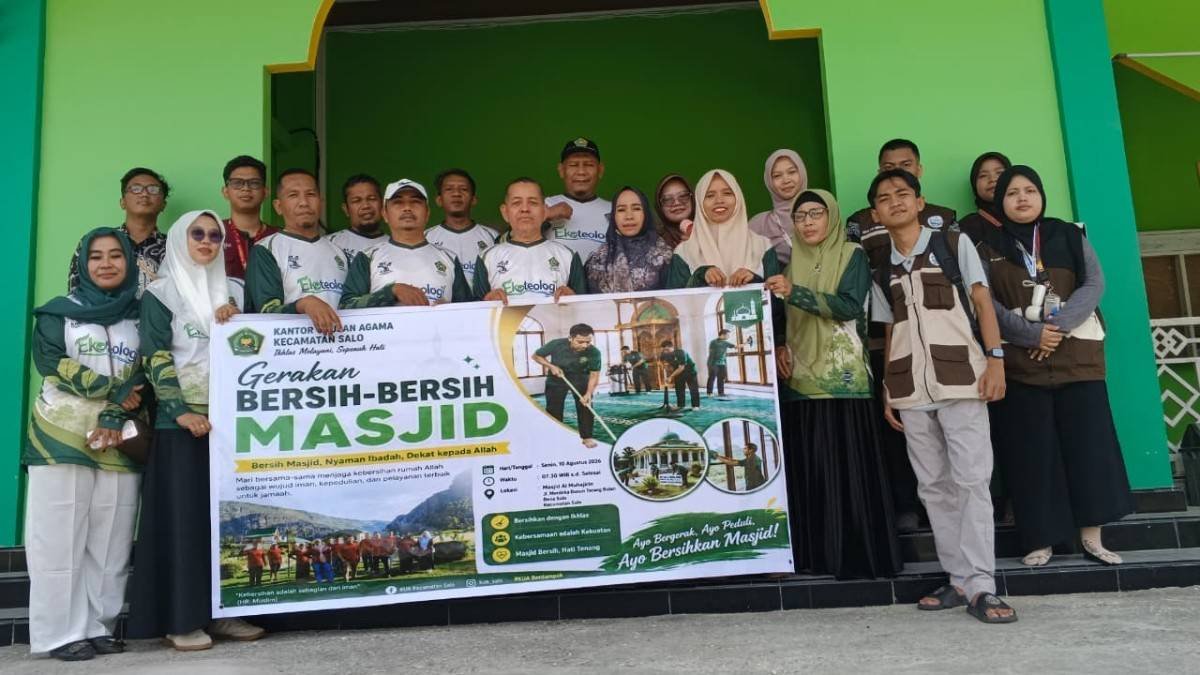 GEBER MAS KUA Salo: Ketika Merawat Rumah Allah Menjadi Wujud Merawat Bumi