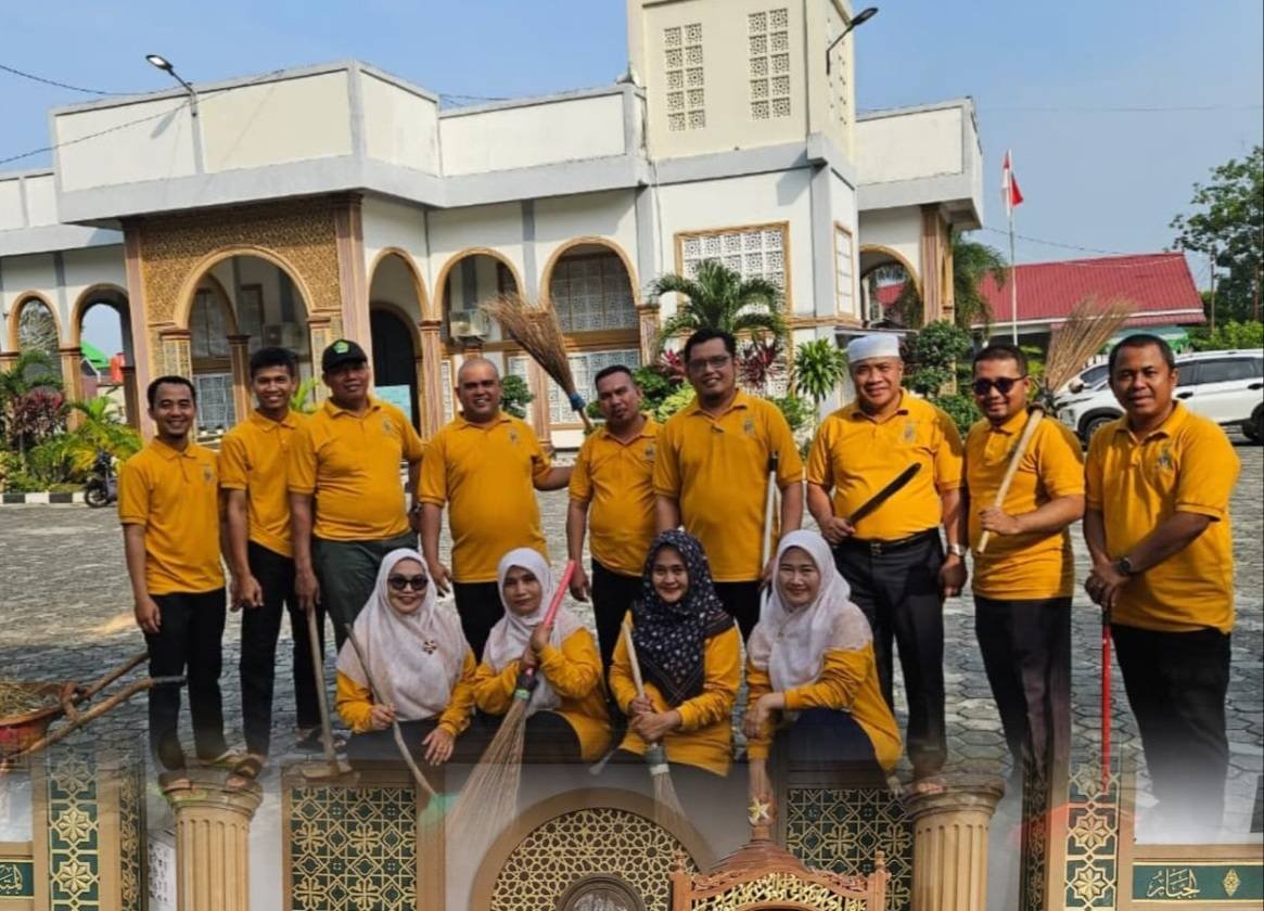 KUA Bangkinang Kota Kick Off GEBER MAS 2026 di Masjid Al Madinah