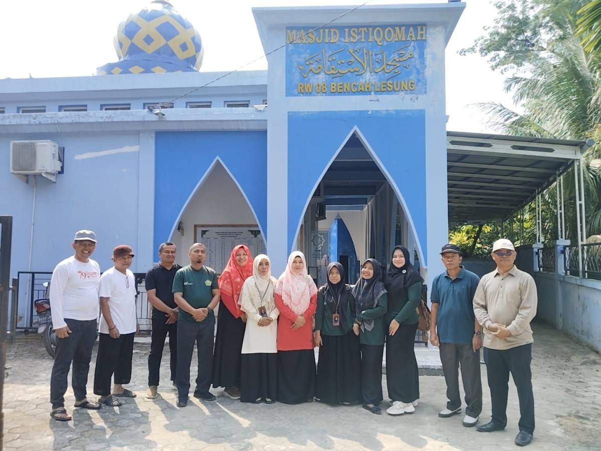 Sambut HUT RI ke-81, KUA Tenayan Raya Sukseskan Gerakan Geber Mas Kemenag di Masjid Istiqomah