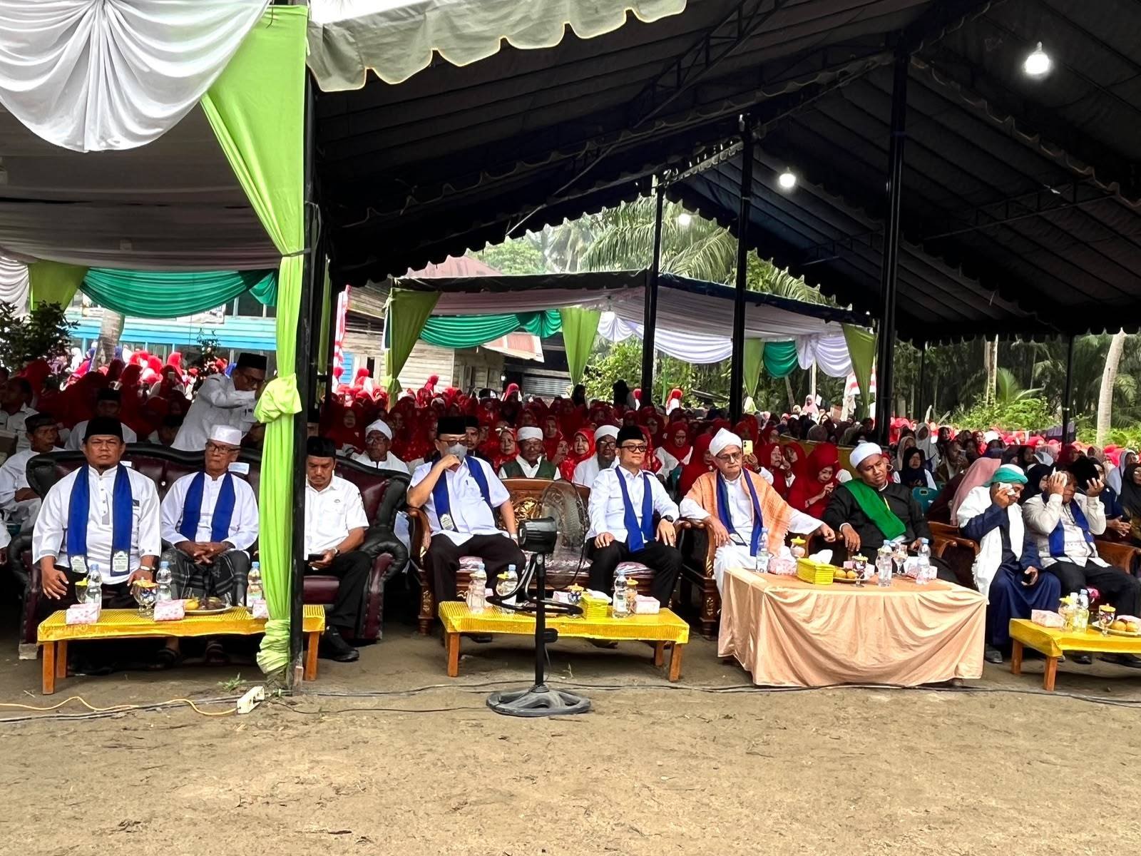KUA Sei Kepayang Dampingi Kakan Kemenag Asahan Dalam Penutupan Bazar dan Pameran Haul H. Syekh Mustafa bs rokan ke-25