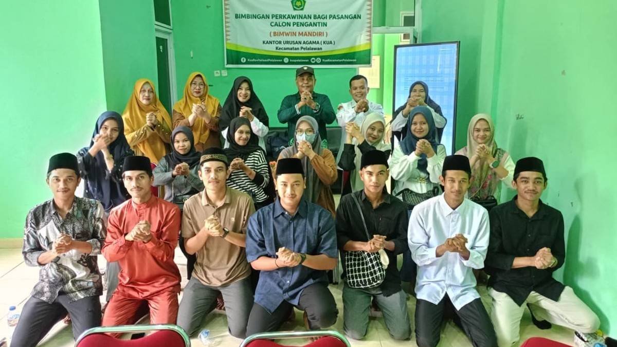 7 Calon Pengantin Ikuti Bimbingan Perkawinan di KUA Kecamatan Pelalawan