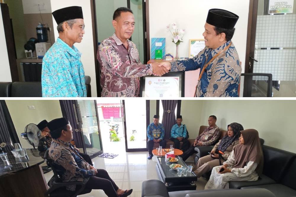 Masjid Bersih, Ibadah nyaman: KUA Sepaku serahkan piagam Geber Masjid