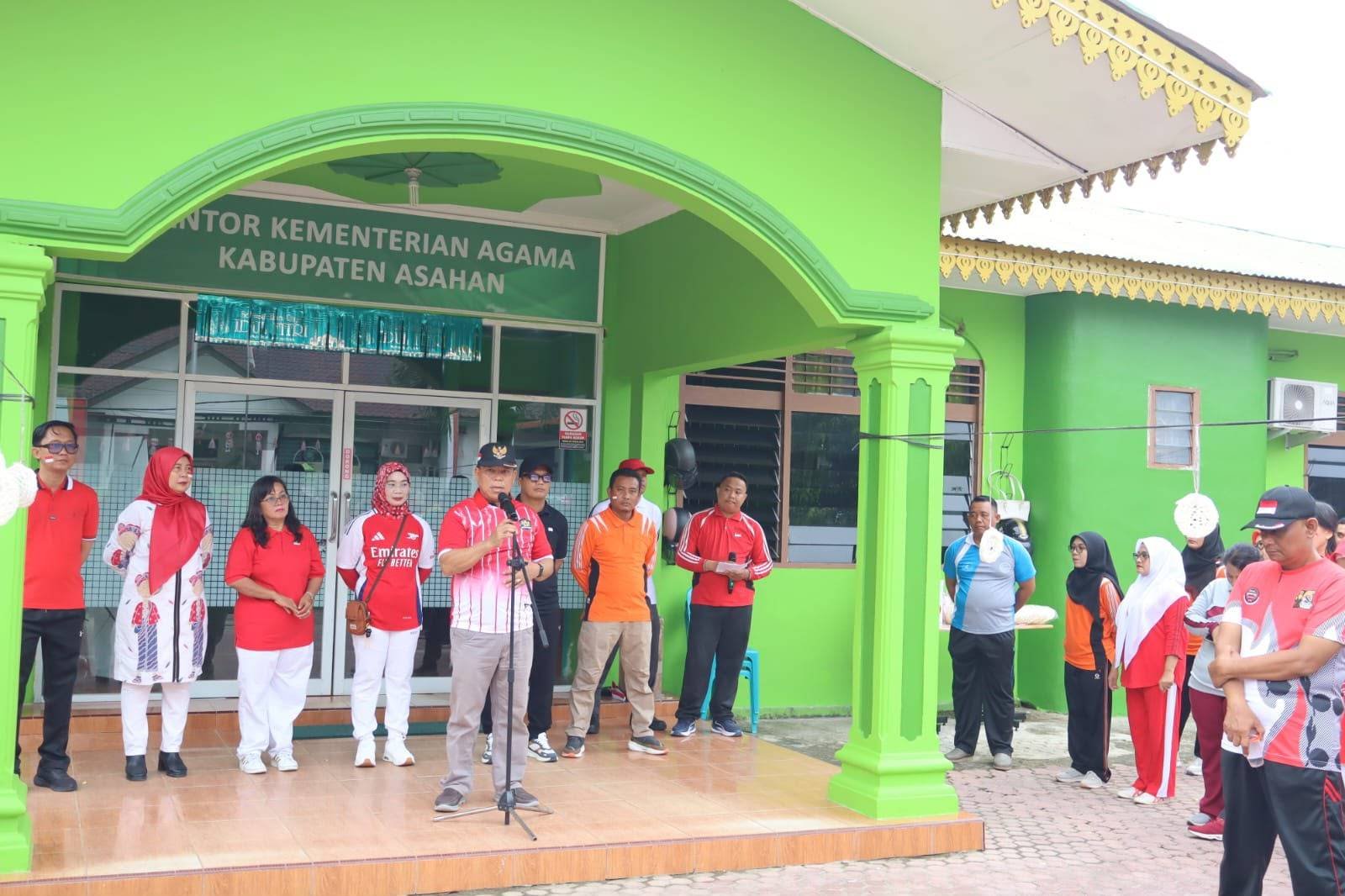 KUA Sei Kepayang Hadiri Pembukaan Perlombaan HUT ke-81 Kemerdekaan RI Kemenag Asahan