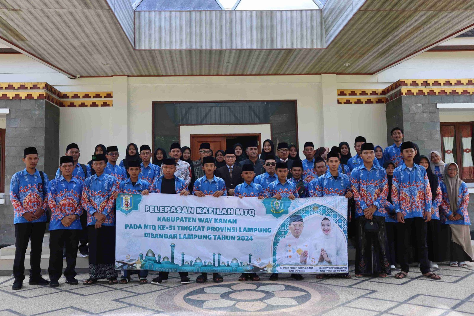 Masir Ibrahim Ajak Masyarakat Way Kanan Dukung Kafilah Way Kanan di MTQ ke-51 Tingkat Provinsi