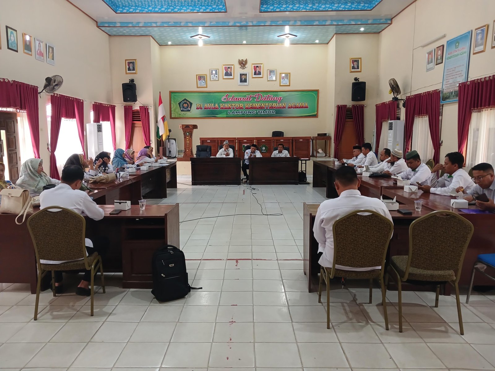 Penyuluh Agama Islam Labuhan Ratu, Hadiri Rakor Pokjaluh di Aula Kemenag Lampung Timur