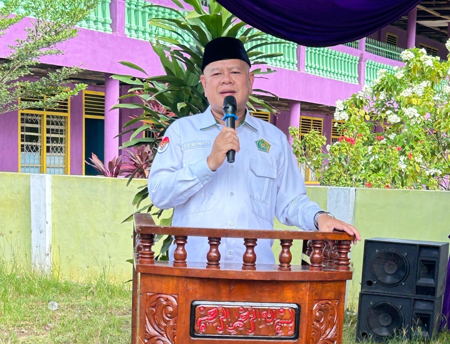Peletakan Batu Pertama Masjid Jami’ Al Falah, Erwinto: Masjid Harus Jadi Pusat Ilmu dan Iman