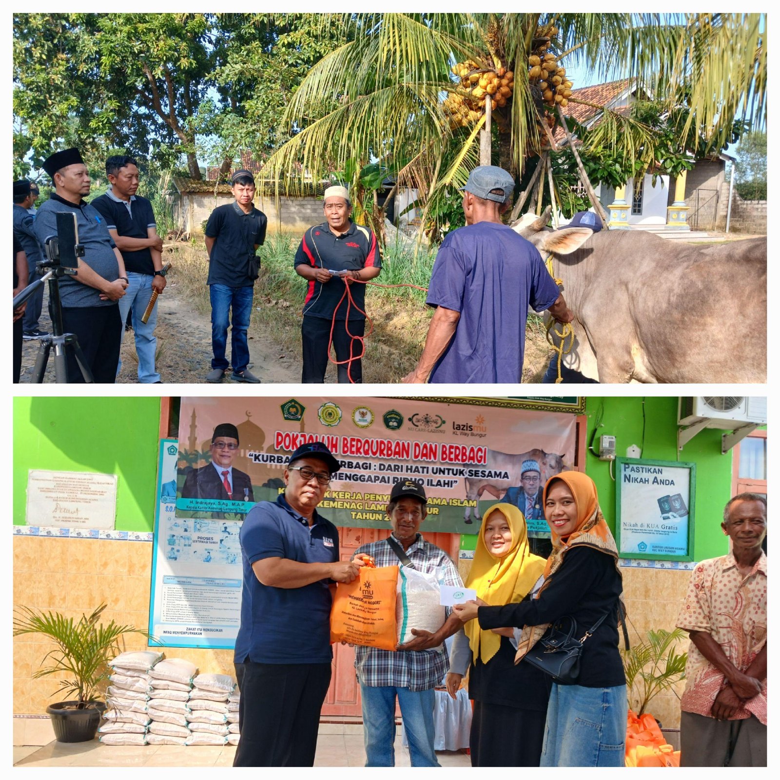 “Kontribusi Aktif Penyuluh Labuhan Ratu Warnai Kegiatan Pokjaluh Berqurban dan Berbagi”