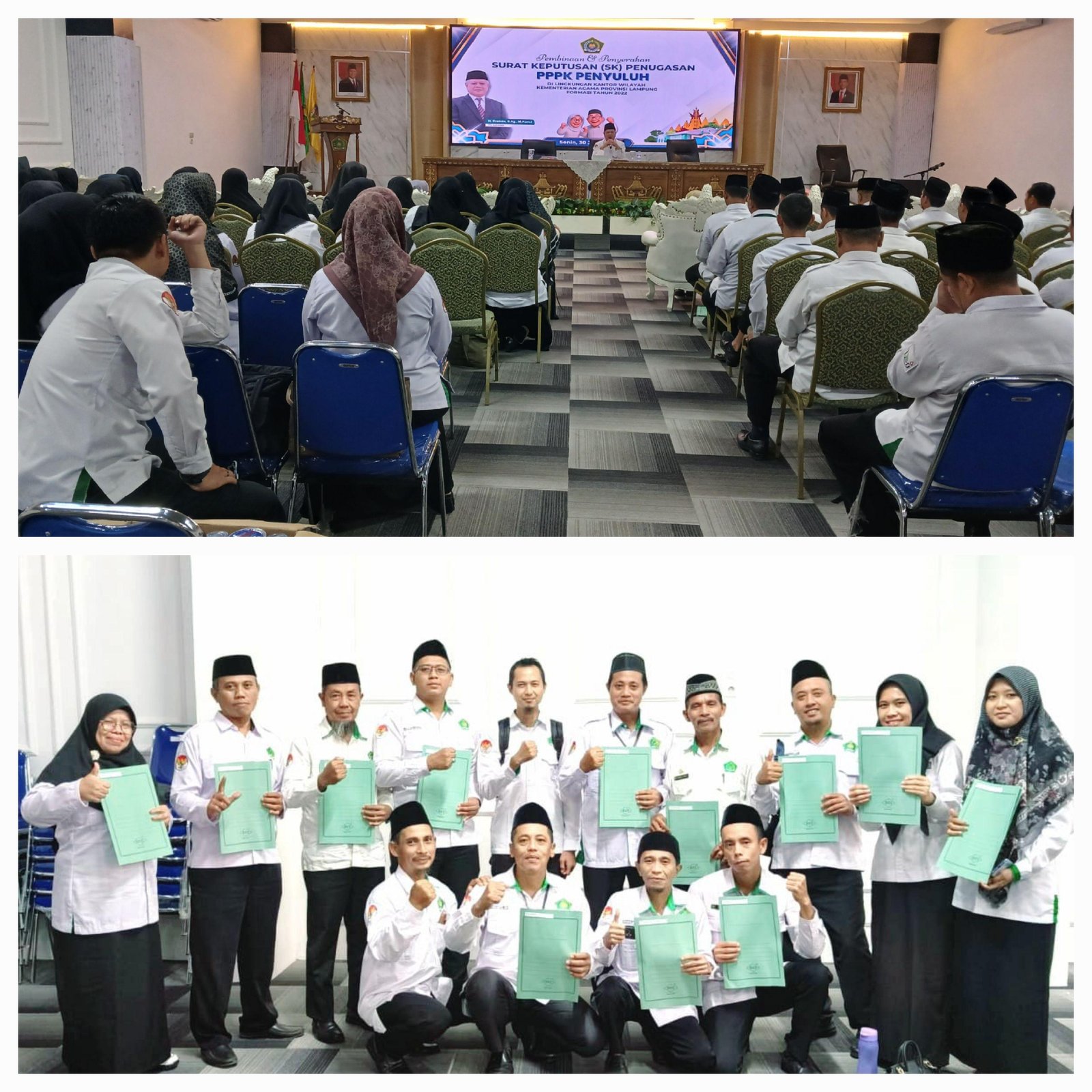 12 Penyuluh PPPK Asal Lampung Timur Terima SK Penugasan Baru dari Kanwil Kemenag