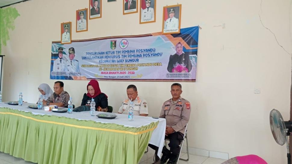 KUA Way Bungur Dukung Penguatan Layanan Kesehatan Posyandu