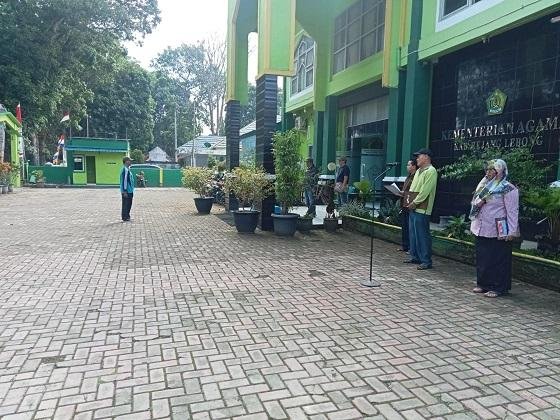 KUA Curup Tengah Terlibat Aktif Dalam Gladi Bersih Upacara HUT Kemerdekaan RI ke-80