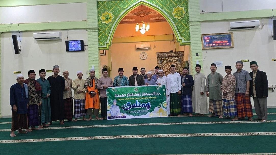 Suling Safari Dakwah Ke Empat, KUA Tualang Hadir di Masjid Hidayatul Muttaqin