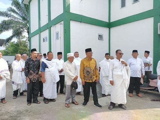Kepala KUA Kec. Bantan Ikut Andil Pada Praktek Manasik Haji