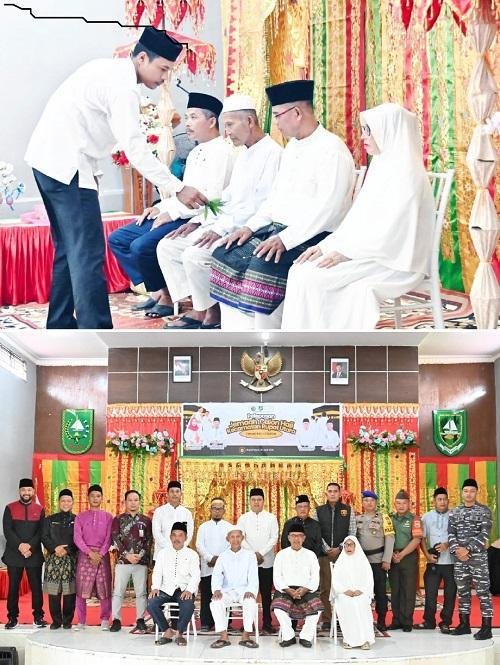 Sulaiman, S. Sy, Penghulu KUA Rupat Utara Hadiri Pelepasan Calon Jama'ah Haji Asal Kec. Rupat Utara