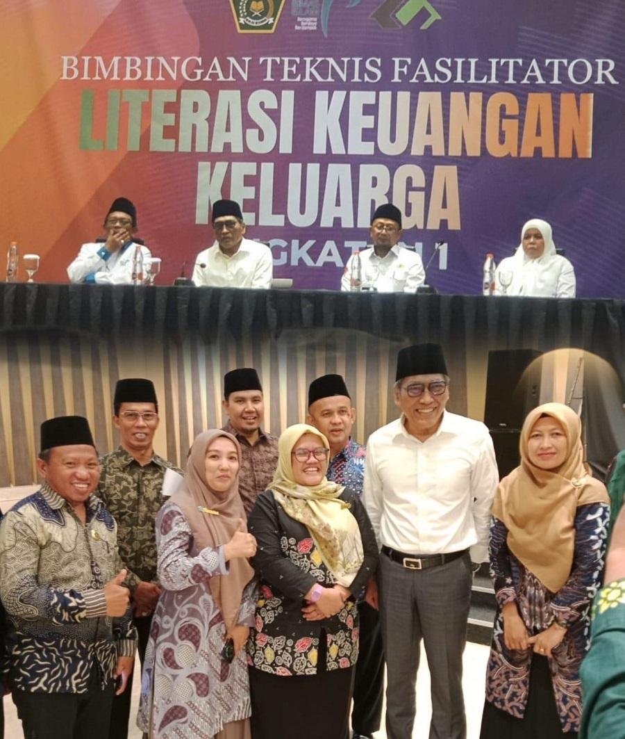 KUA Kecamatan Kampar Ikuti Bimtek Fasilitator Literasi Keuangan Keluarga