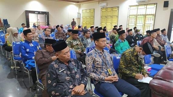 Kepala KUA Kec. Pinggir Hadiri Rakor Bimas Islam Kanwil Kemenag Riau